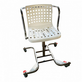 Стул для камерных ванн устойчивый к любым агрессивным средам Физиотехника