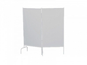 Ширма медицинская ШМ-"МСК" (МСК-2302-01) без колёс, двухсекционная
