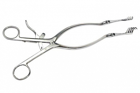 Ранорасширитель нейрохиргический с острыми губками, SURGICON