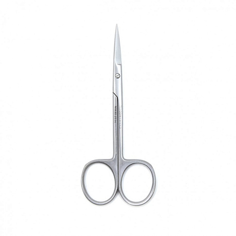 Ножницы глазные остроконечные прямые, 113 мм