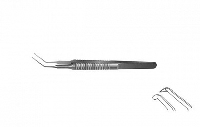 Пинцет для капсулорексиса F-0512 ПТО Медтехника