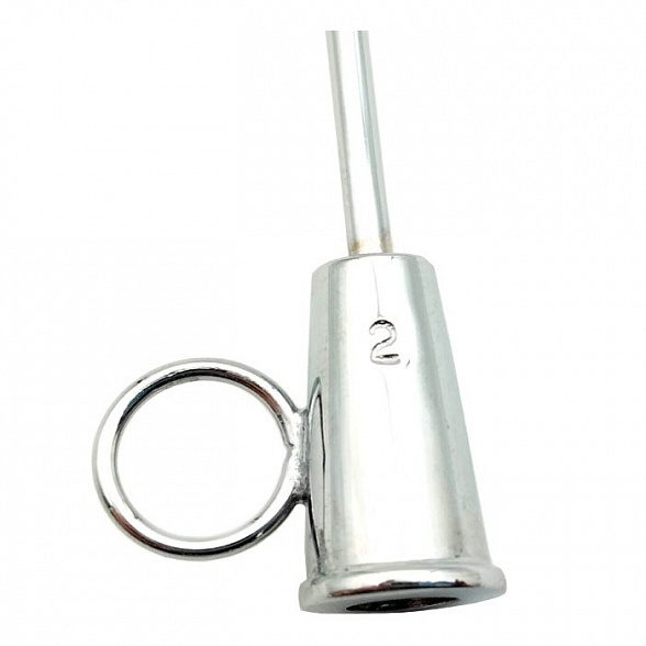 Катетер ушной металлический №2, Surgicon