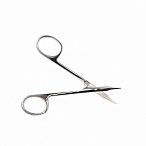 Ножницы роговичные тупоконечные, вертикально-изогнутые, 110 мм. Surgiwell