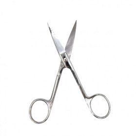 Ножницы с двумя острыми концами изогнутые, 140 мм, Surgiwell