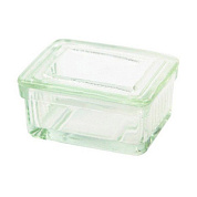 Емкость стеклянная, 77 х 57 х 29 мм на 10 стекол горизонтально