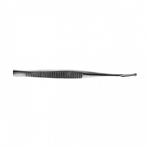 Долото с рифленой ручкой, 4 мм, желобоватое изогнутое