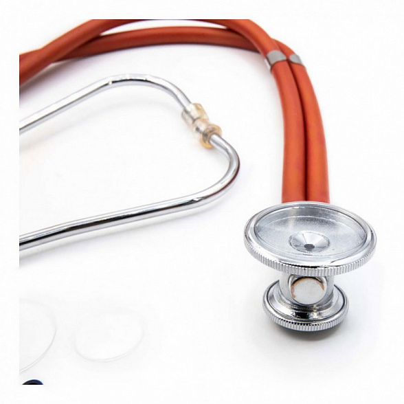 Медицинский стетоскоп Раппопорта 04-АМ602 RD, красный, AMRUS