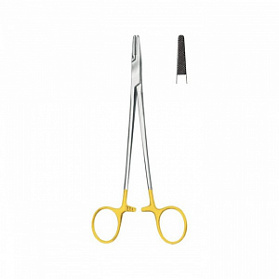 Иглодержатель, по MAYO-HEGAR, вольфрамо-карбидные вставки, 18,5 см KLS Martin