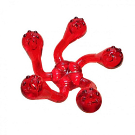 Массажёр «Лапонька-2» с шипами на пяти массажных элементах