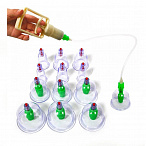 Вакуумные банки с вакууматором с магнитами, комплект 12шт. Вакумаг