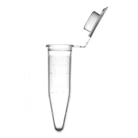 Пробирка типа Эппендорф, с защелкивающейся крышкой, с окошком для записей, градуир. нестерил., ПП 1,5 мл (500 шт/уп)