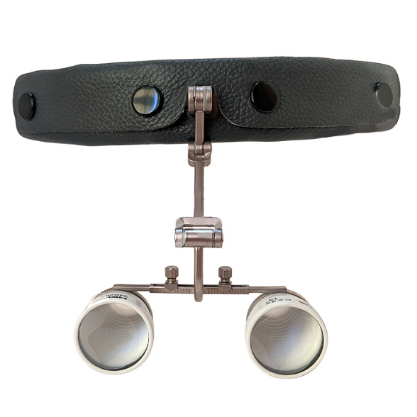 Бинокулярная лупа Heine C 2.3, рабочее расстояние 340 мм, крепление на обруч