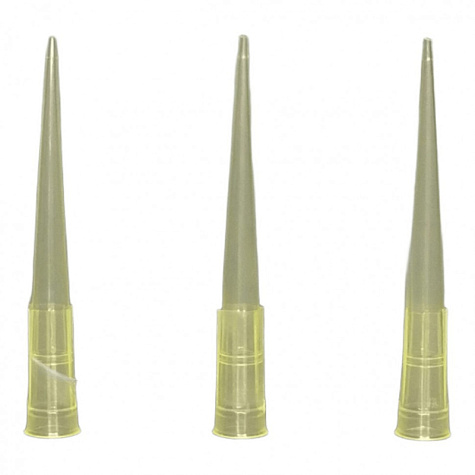 Наконечники 5-200 мкл универсальные, ПП, желтые (1000 шт/уп)