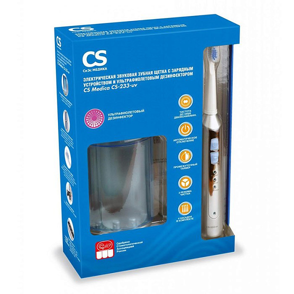 Электрическая звуковая зубная щетка CS-233 CS Medica