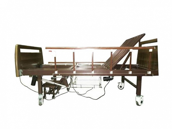 Кровать медицинская с фукнциями "кардио-кресло" (электро) и переворота пациента (электро) DHC FH-3, Китай