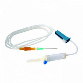 Система VM для вливания инфузионных растворов с комбинированным пластиковым шипом