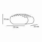 МедТекс.рф Ортопедический подголовник 12, синий