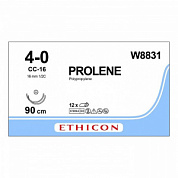 Шовный материал ПРОЛЕН 4/0, 90 см, синий СС 16 мм х 2, 1/2 Ethicon