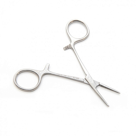 Зажим артериальный Halsted-Mosquito10см, прямой