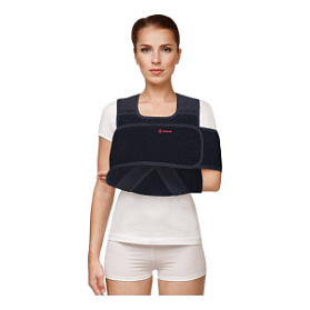 Бандаж фиксирующий плечевой (повязка "Дезо") модель 1901 (черный)