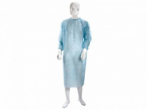 Халат хирургический стерильный «Евростандарт», спанбонд пл. 20,голубой, 140 см, размер 52-54
