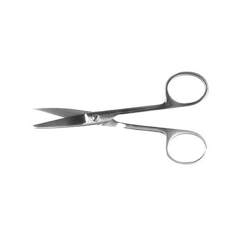 Ножницы с 1 острым концом прямые, 140 мм