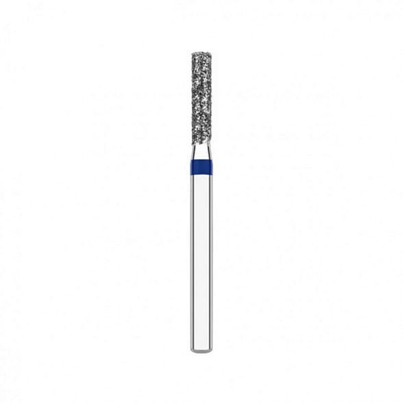 Бор стоматологический алмазный для турбинного наконечника, форма торпеда конусная, средней зернистости, длина 22 мм, d=1,4мм, 10 шт