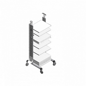 Стойка эндоскопическая аппаратная Модель 7611 (7611)