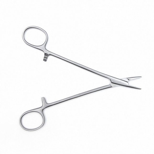 Иглодержатель MAYO-HEGAR, сосудистый, прямой, 160мм (И-10-4р), МИЗТ