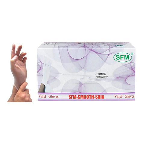 Перчатки ВИНИЛОВЫЕ  (SFM, Германия) размер XL