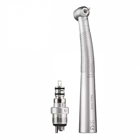 Boralina - турбинный наконечник с кнопочным зажимом бора и 4-х канальным переходником Unifix, Bien-Air