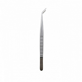 Пинцет медицинский стоматологический, изогнутый, 160 мм (П-116р), МИЗТ