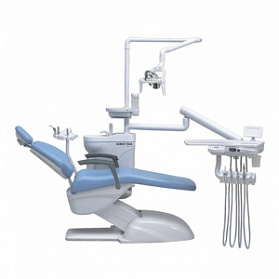 Azimut 100A - стоматологическая установка с нижней подачей инструментов и двумя стульями