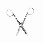 Ножницы хирургические детские, тупоконечные, вертикально-изогнутые, 125 мм, Surgiwell