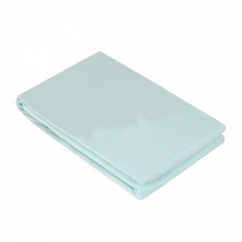 Наматрасник п/э 210х90х25 "Klever" цвет голубой