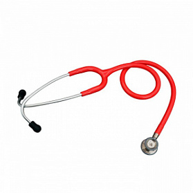 Duplex 2.0 Neonatal стетоскоп для новорожденных, нержавеющая сталь красный, Riester