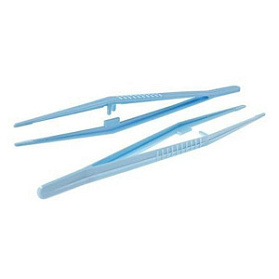 Пинцет одноразовый стерильный 200 мм, уп./50 шт.