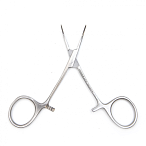 Зажим кровоостанавливающий зубчатый изогнутый 10 см Mikro-Mosquito Surgicon