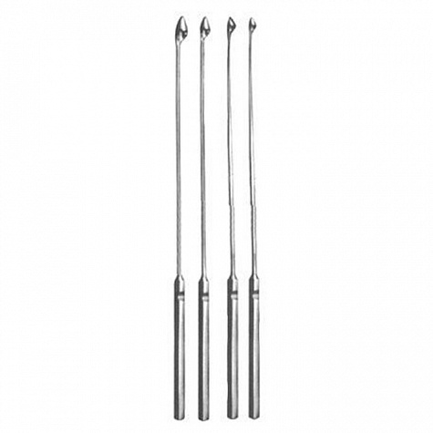 Набор ложек д/удаления желчных камней (4шт)