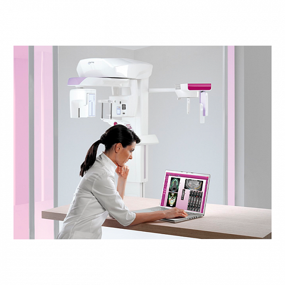 MyRay Hyperion X9 CB3D 11x13 Ceph Titanium - дентальный цифровой 3D-томограф с цефалостатом, 3 в 1, FOV 11x13