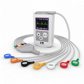 Холтеровский монитор ЭКГ КРН-01 с регистрацией 3 и 12 отведений и с программой SHS-24
