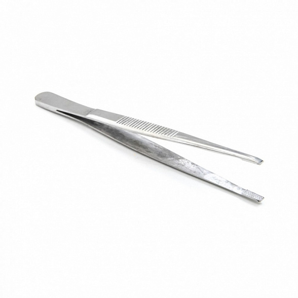 Пинцет глазной эпиляционный, тонкий, 105 мм. Surgiwell
