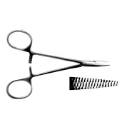 Зажим к/о нейрохирургический прямой, повыш. стойкости, 145 мм