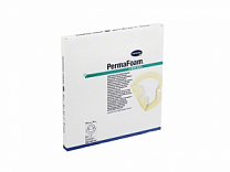 PERMAFOAM concave - Самоклеющаяся губчатая повязка на область локтей и пяток 16,5х18 см,3 шт, Германия