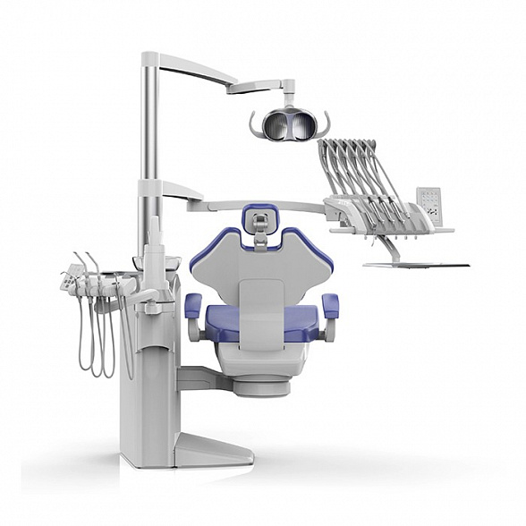 SILVERFOX S8 PRO – стоматологическая установка с верхней подачей и электрической системой управления инструментами