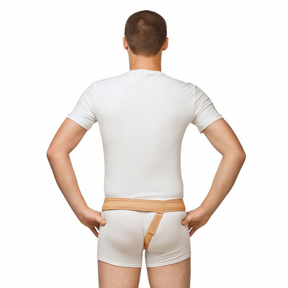 Бандаж фиксирующий грыжевый паховый односторонний размер 3