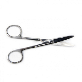 Ножницы тупоконечные вертикально-изогнутые, 140 мм, Surgiwell
