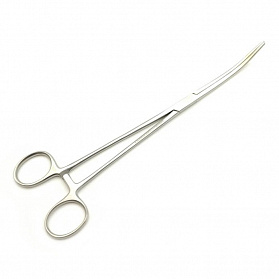 Зажим кровоостанавливающий зубчатый изогнутый N 3 270мм