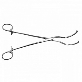 Зажим с кремольерой для операционного белья