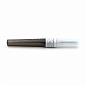 Игла двухсторонняя 22G*1 1/2 с прозрачной камерой 1,5см, черная (50 шт/уп)